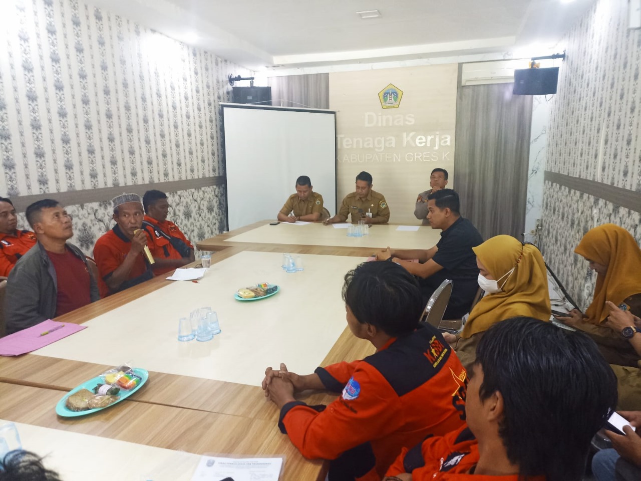 Penanganan unjuk rasa Serikat Pekerja KASBI 