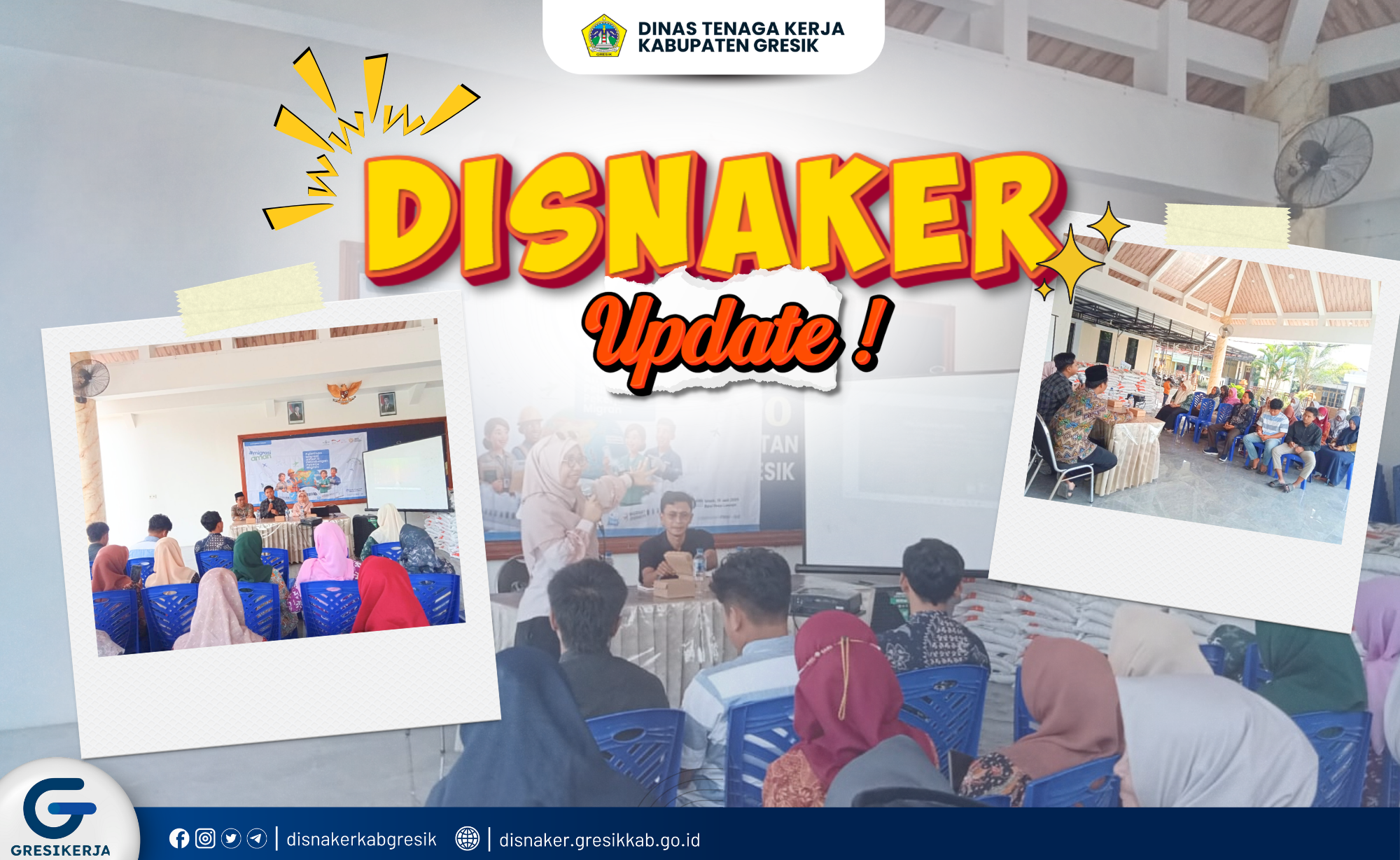 Disnaker Kabupaten Gresik Gelar Pelatihan Migrasi Aman dan Perlindungan PMI di Desa Lowayu, Kecamatan Dukun